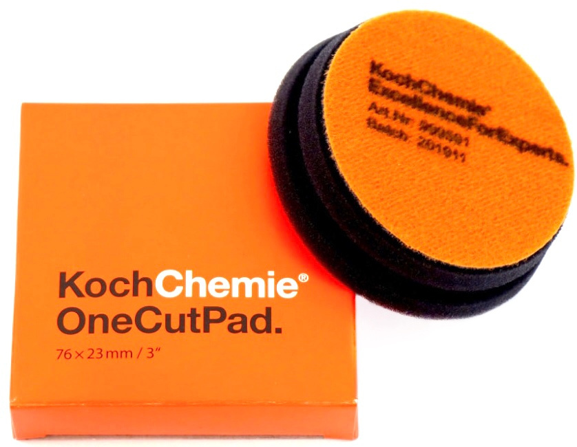 Koch Chemie One Cut Pad Orange Foam One Step Cutting 3&quot; Burete Polish Mediu Abraziv 76mm 999591