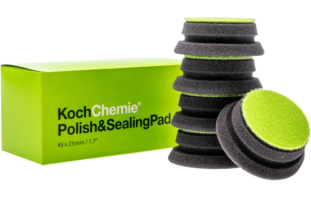 Koch Chemie Polish &amp; Sealing Pad, Set 5 Buc Burete Aplicare Protectii Verde, 45x23mm 999613