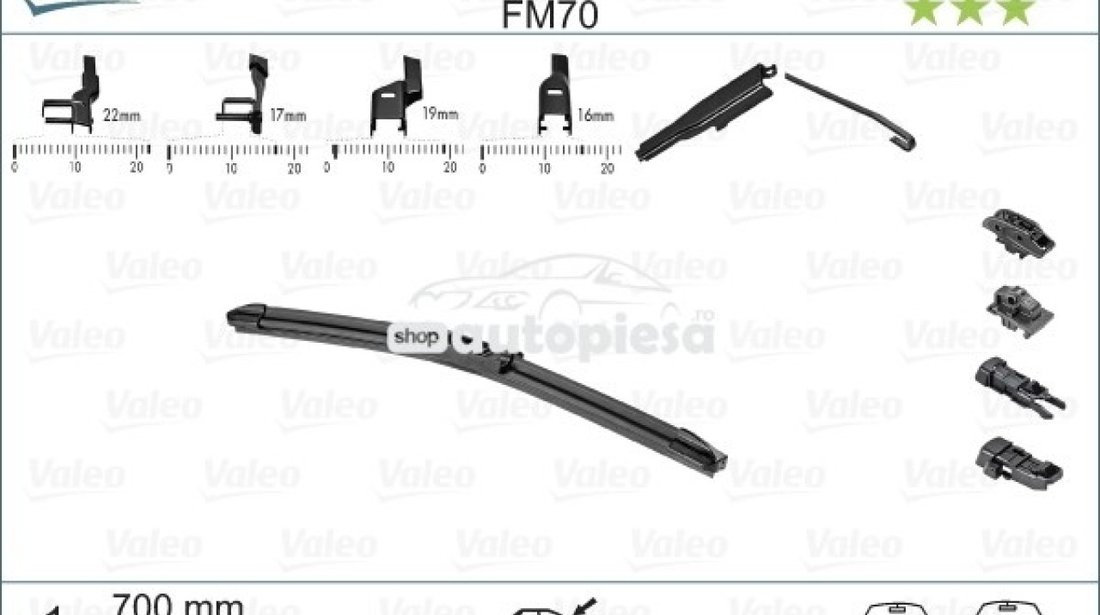 Lamela stergator CITROEN C5 III Break (TD) (2008 - 2016) VALEO 575010 piesa NOUA