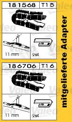 Lamela stergator MERCEDES C-CLASS Sportscoupe (CL203) (2001 - 2011) SWF 116191 piesa NOUA