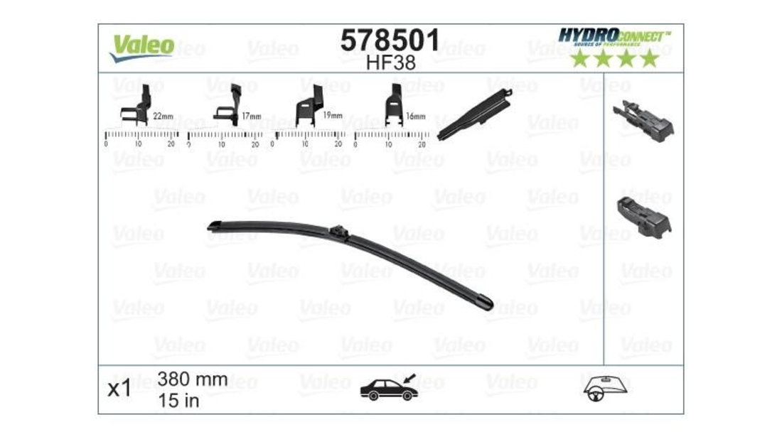 Lamela stergator Volkswagen AUDI A1 Sportback (8XA, 8XK) 2011-2016 #3 119260