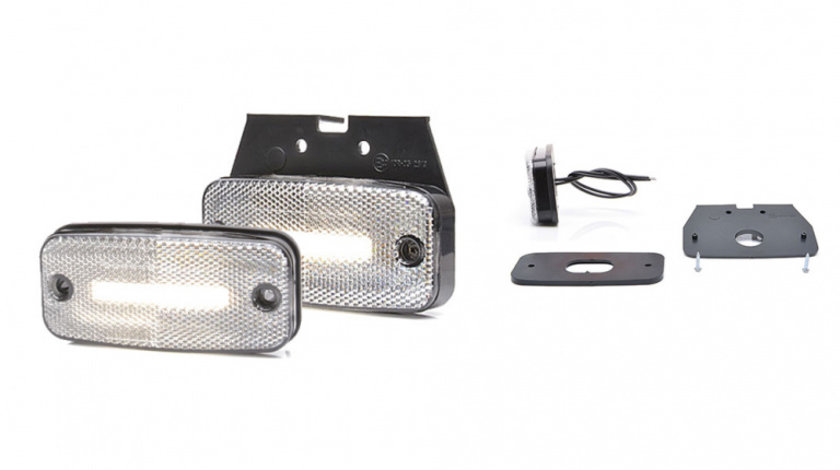 LAMPA GABARIT LED 1136 W157, 12V-24V, POZITIE ALB WAS 1136 WAS