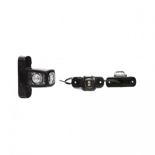 LAMPA GABARIT LED 286 W62, 12V-24V, POZITIE ALB / ROSU / PORTOCALIU WAS 286 WAS