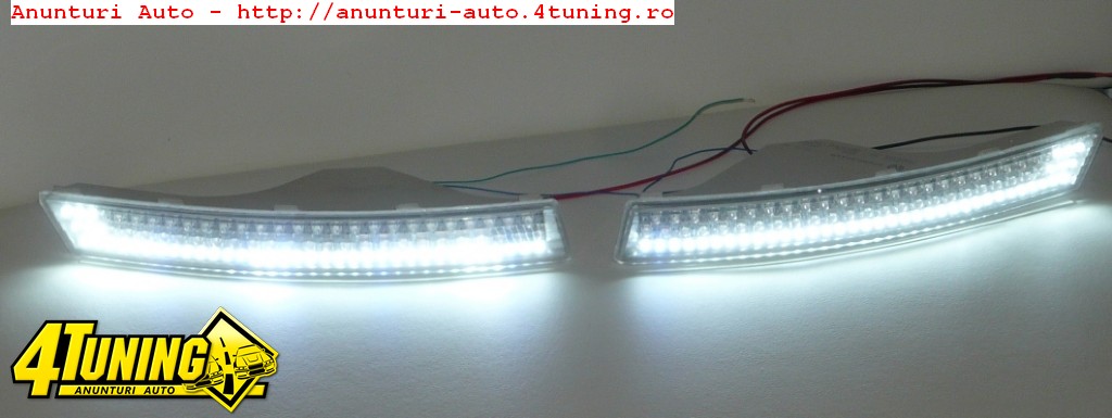 Lampi semnalizare fata cu leduri ptr lumini DRL si semnal ptr VW Passat B6  #214648