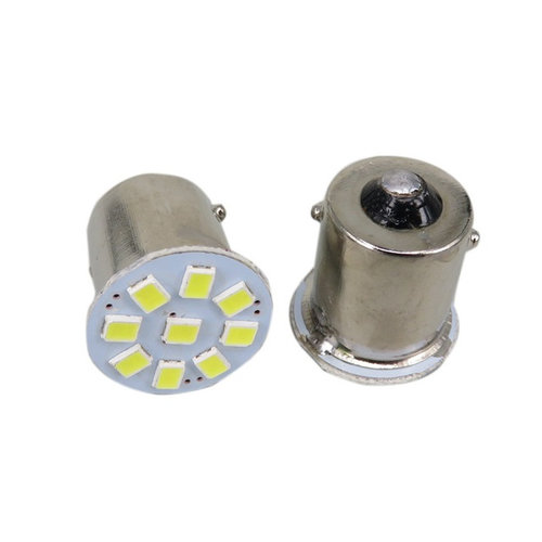 Led BA15S 9 SMD Alb