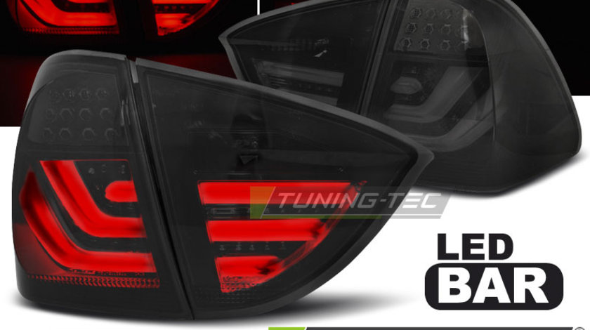 LED BAR Lampi Spate Stopuri SMOKE compatibila BMW E91 05-08