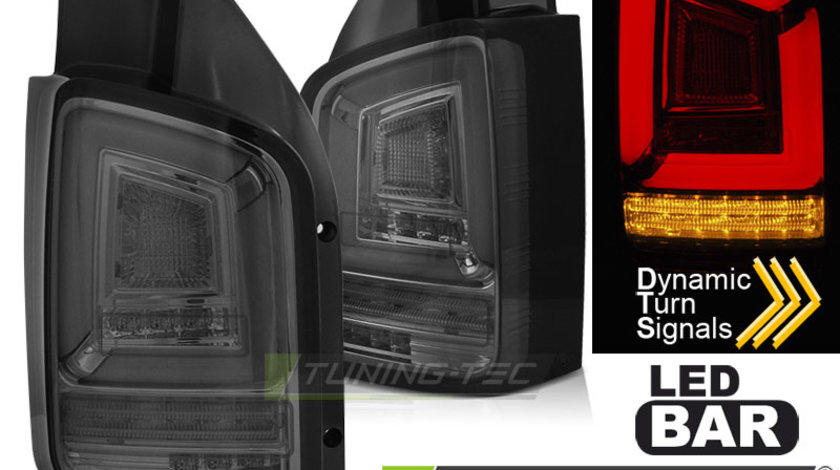 LED BAR Lampi Spate Stopuri SMOKE SEQ compatibila VW T5 10-15