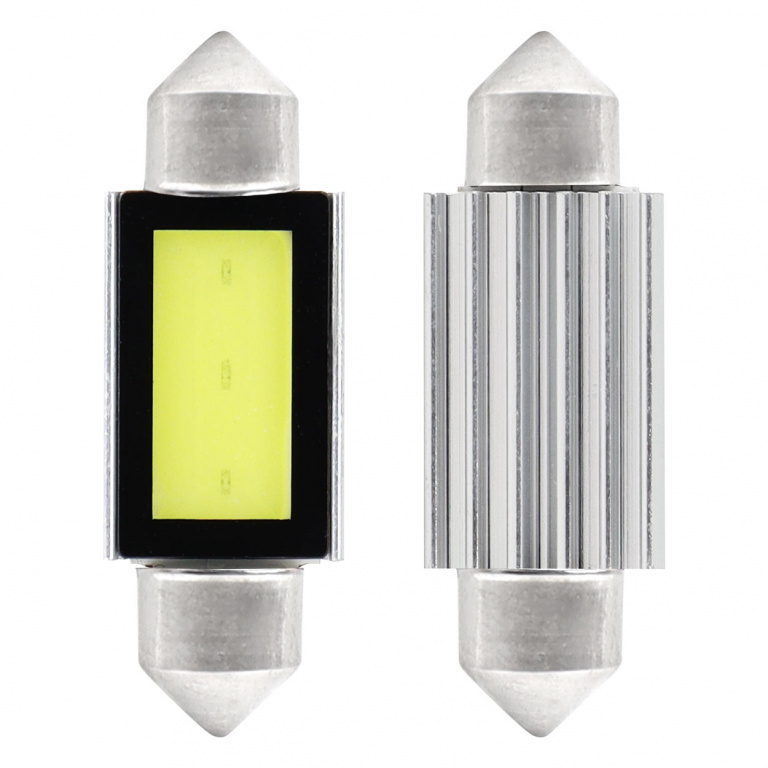 Led Canbus Cob3 Festoon C5w C10w C3w 39mm Alb 12v Amio 01640