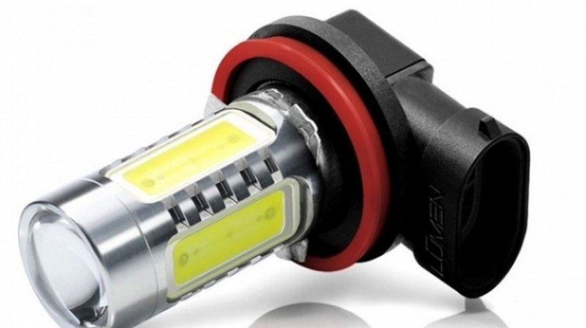 Led H11 Cob Alb