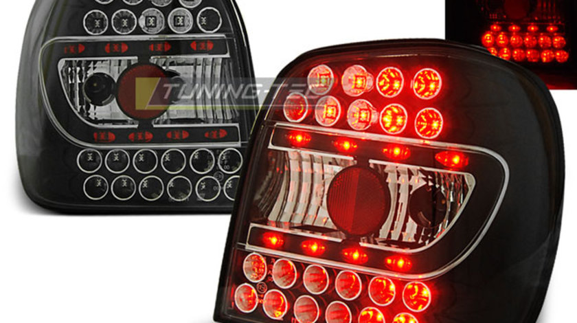 LED Lampi Spate Stopuri BLACK compatibila VW POLO 6N 10.94-09.99