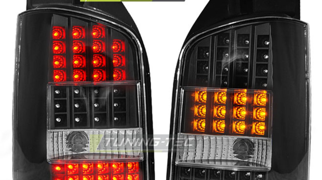 LED Lampi Spate Stopuri BLACK compatibila VW T5 04.03-09