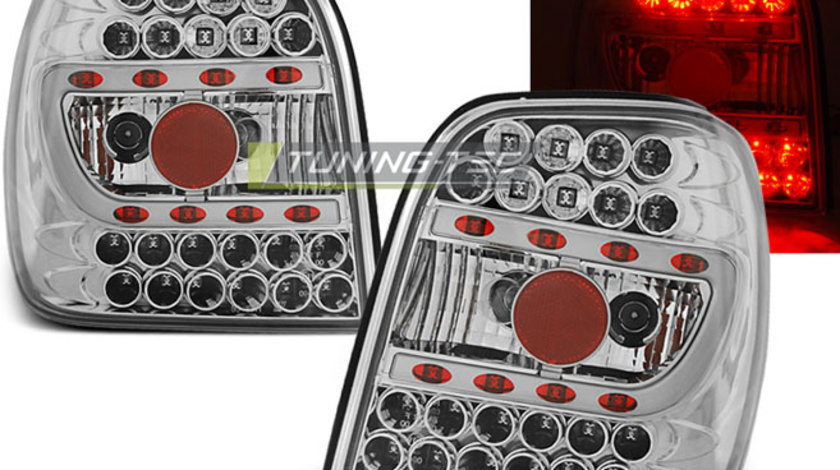 LED Lampi Spate Stopuri Crom look compatibila VW POLO 6N 10.94-09.99