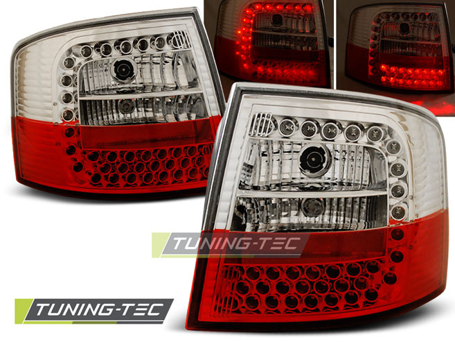 LED Lampi Spate Stopuri ROSU ALB compatibila AUDI A6 05.97-05.04 AVANT