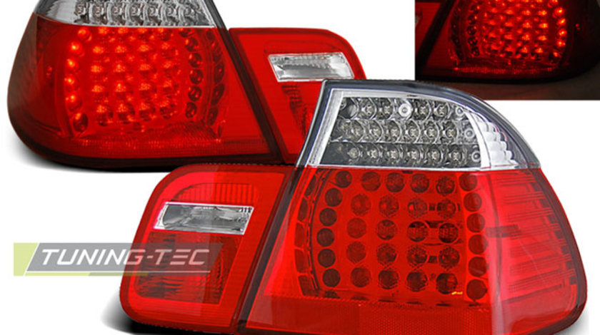 LED Lampi Spate Stopuri ROSU ALB compatibila BMW E46 05.98-08.01 SEDAN
