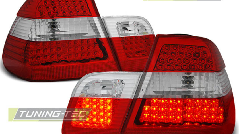 LED Lampi Spate Stopuri ROSU ALB compatibila BMW E46 09.01-03.05 SEDAN