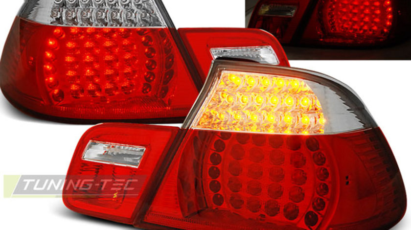 LED Lampi Spate Stopuri ROSU ALB compatibila BMW E46 04.99-03.03 CABRIO