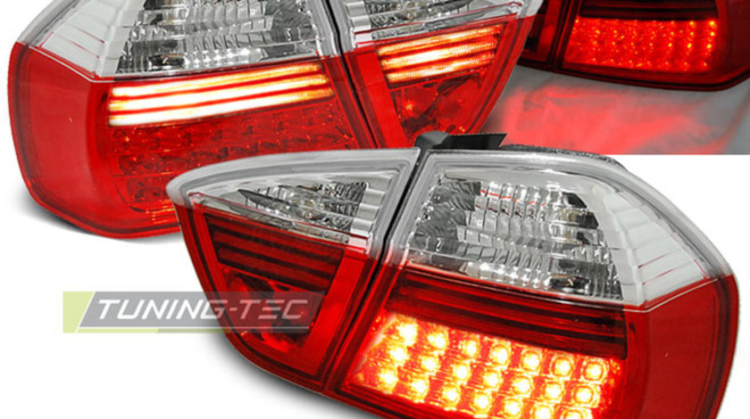LED Lampi Spate Stopuri ROSU ALB compatibila BMW E90 03.05-08.08