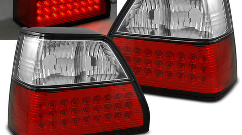 LED Lampi Spate Stopuri ROSU ALB compatibila VW GOLF 2 08.83-08.91