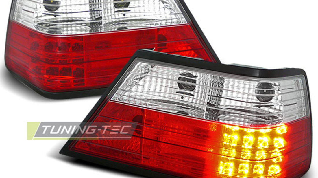 LED Lampi Spate Stopuri ROSU ALB compatibila MERCEDES W124 E-KLASA 01.85-06.95