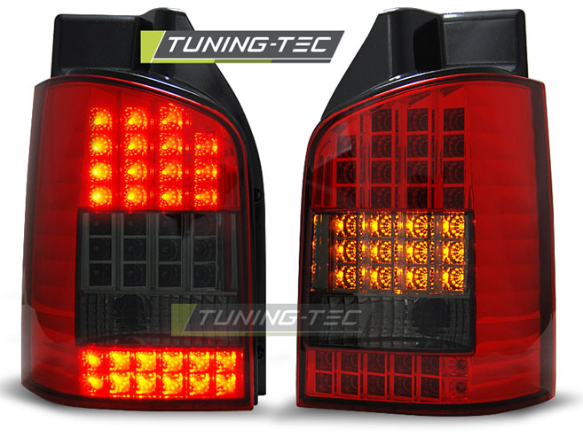 LED Lampi Spate Stopuri ROSU SMOKE compatibila VW T5 04.03-09