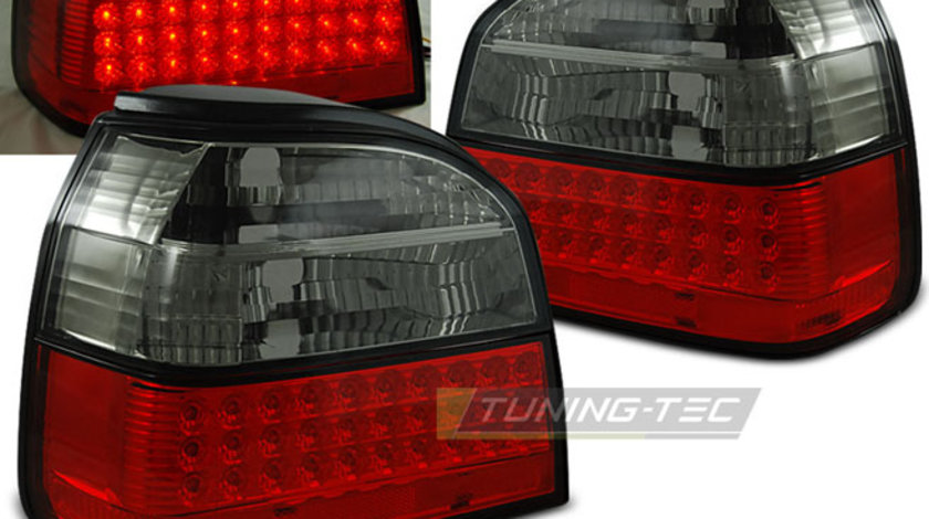 LED Lampi Spate Stopuri ROSU SMOKE compatibila VW GOLF 3 09.91-08.97