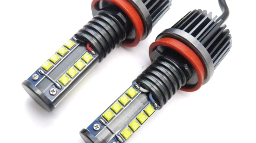 Led Marker H8 Bmw Seria 1 E82 2007-2013 Alb 128W