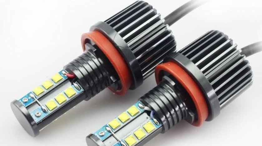 Led Marker H8 Bmw Seria 1 E82 2007-2013 Alb 96W