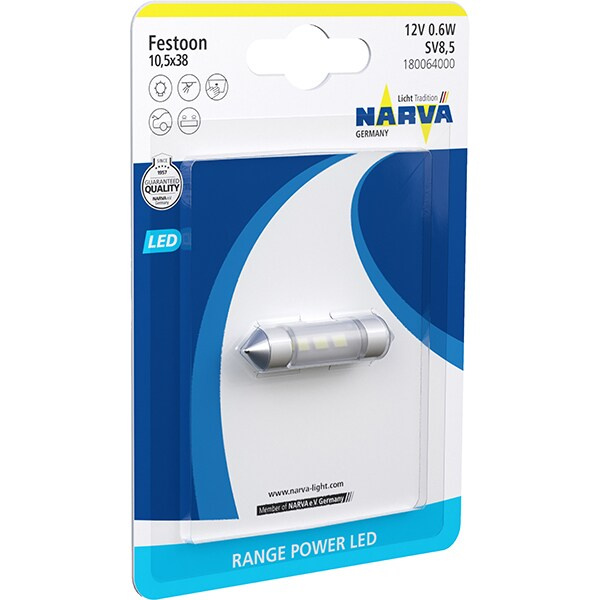 Led Narva C5W 12V 0.6W SV8.5-36 6000K Blister 18006