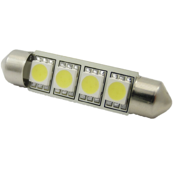 Led Sofit 12V 4 SMD 5050 Rosu 42mm PT72 130618-12