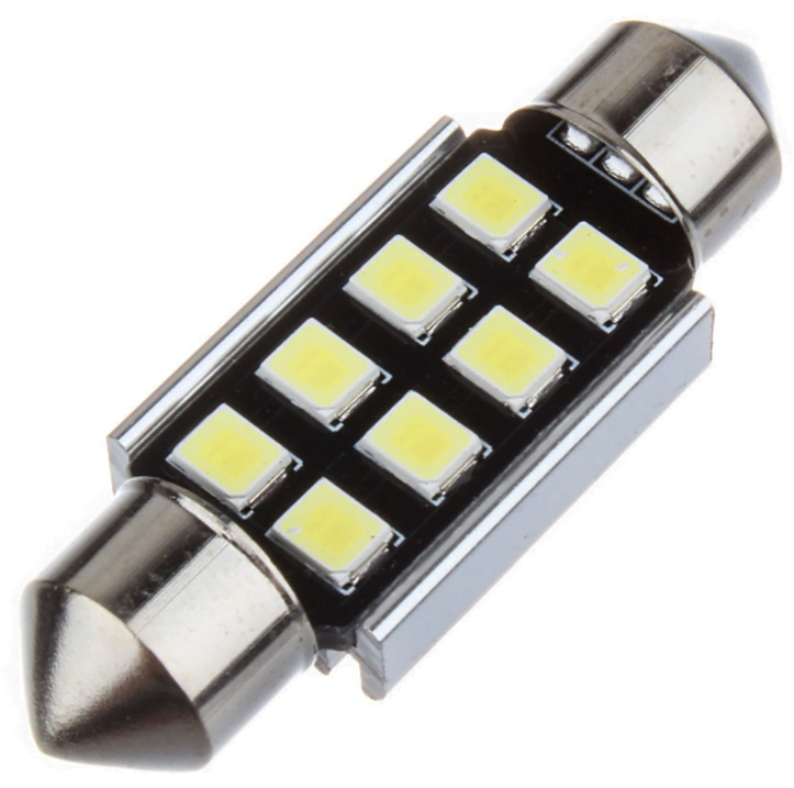 Led Sofit 12V 8 SMD 2835 C5W Canbus Alb 6000K 36mm FESTOON-2835-8SMD-36MM 381422