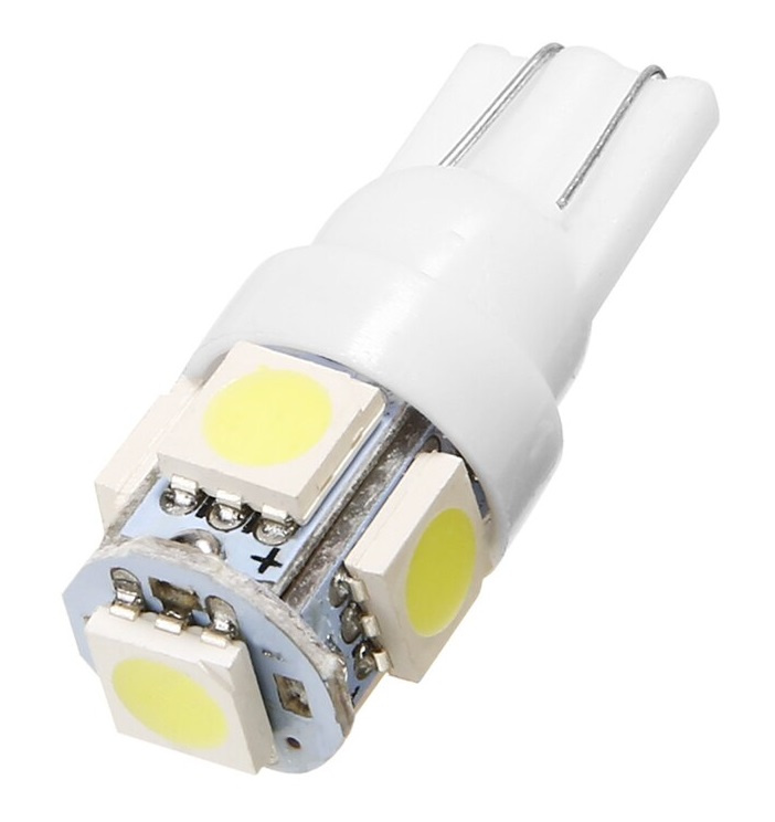 Led T10 5 SMD Alb PLT105SMD