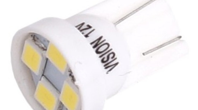 Led Vision T10 12V 4 SMD 2835 Alb 58278