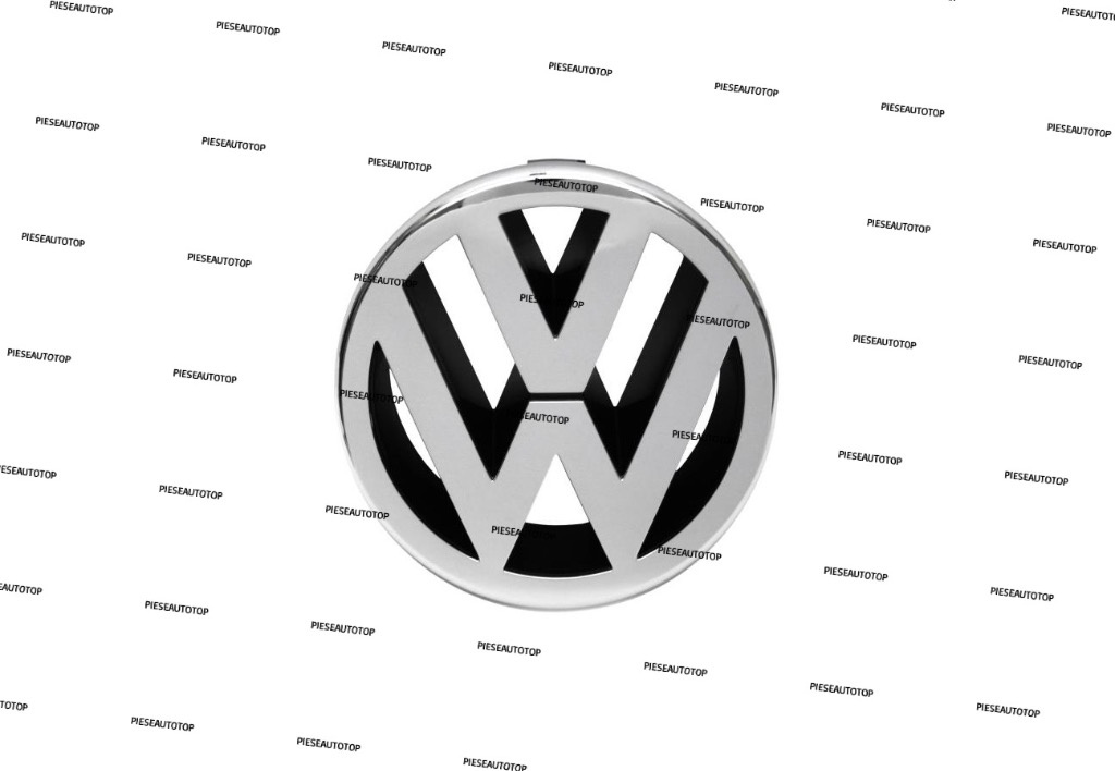 Logo Sigla Emblema fata VW Golf 5 2004-2008 NOUA 1T0853601AFDY 1T0853601 1T0853601A (CROM / ANTRACIT)