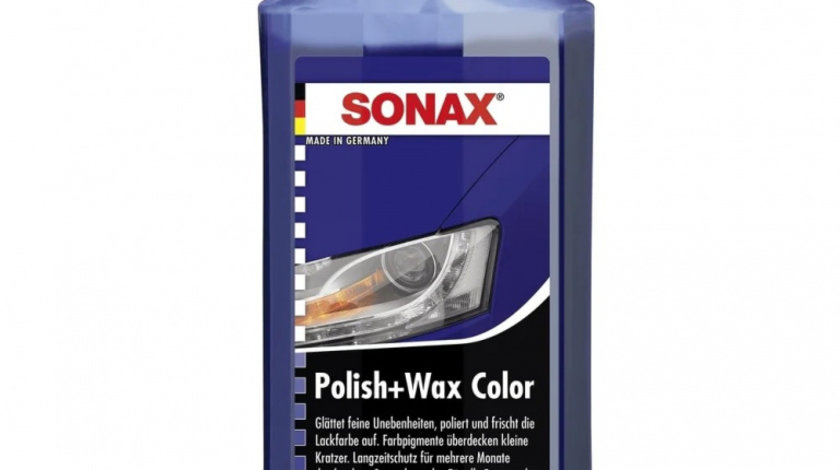 Lotiune polish albastru SONAX Polish & Wax NanoPro 500 ml SO296200 piesa NOUA