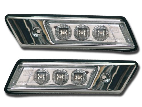 LUCAS ARIPA BMW E36 CU LED FUNDAL CROM -COD FKXLSB001