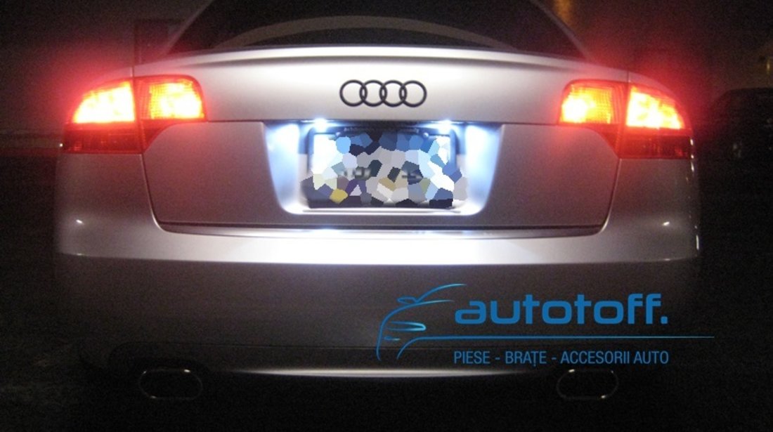 Lumini LED numar inmatriculare AUDI A4 B7 #670922