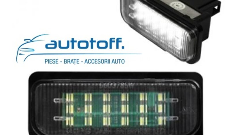 Lumini LED numar inmatriculare Mercedes W211, W203, W219