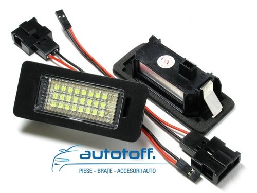 Lumini LED placuta numar inmatriculare BMW X6 E71