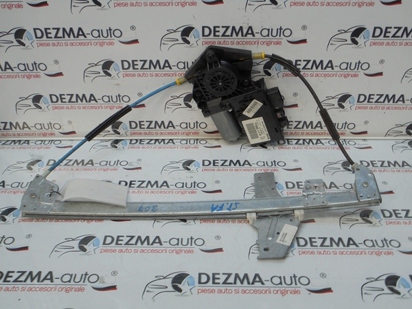 Macara cu motoras stanga 9634456980, 0130821767, Peugeot 307 SW (3H) (id:264362)