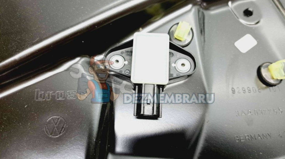 Macara electrica geam stanga fata Volkswagen Passat B7 (365) Variant [Fabr 2010-2014] 3AA837755