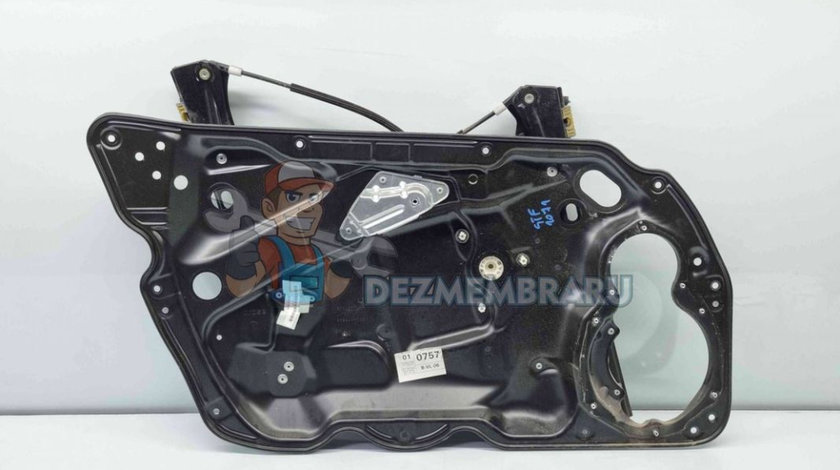 Macara electrica geam stanga fata Volkswagen Passat B6 (3C2) [Fabr 2005-2010] 3C2837755K