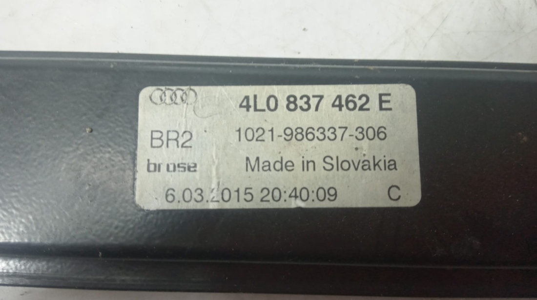 Macara geam dreapta fata 4l0837462e Audi Q7 4L [2005 - 2009]