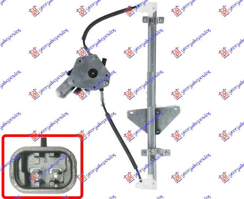 Macara Geam Electrica - Ssangyong Actyon 2006 , 7331131001