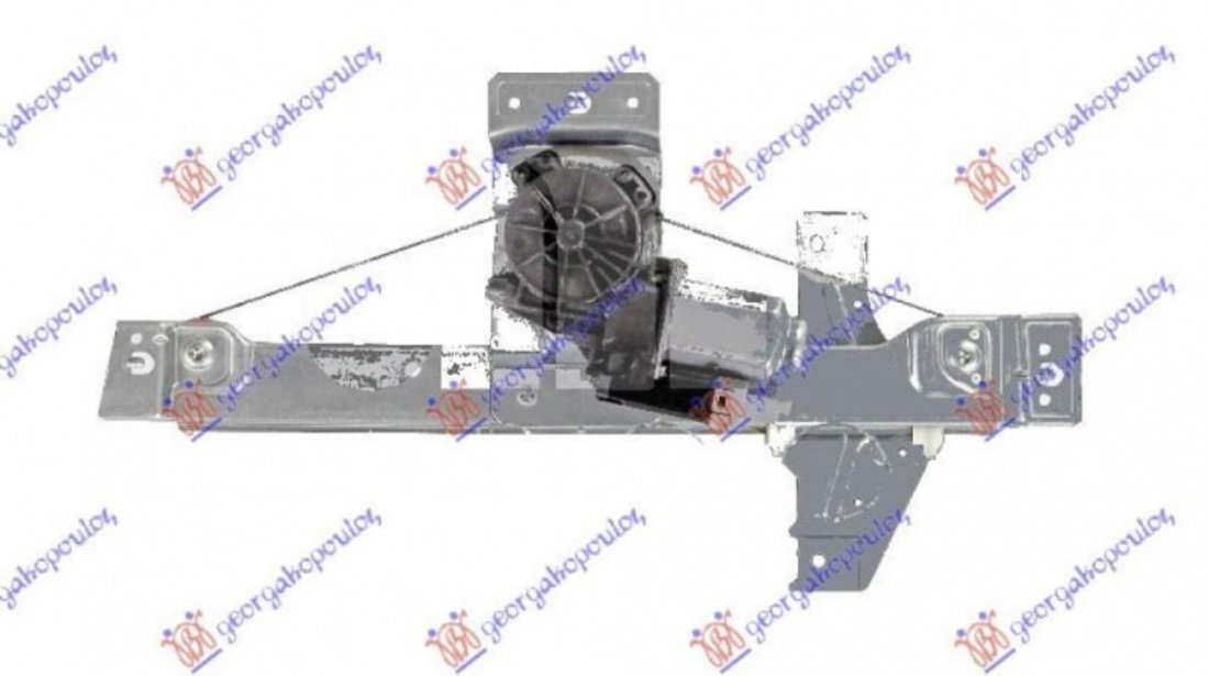 Macara Geam Fata Electrica - Peugeot 207 2006 , 9221ft