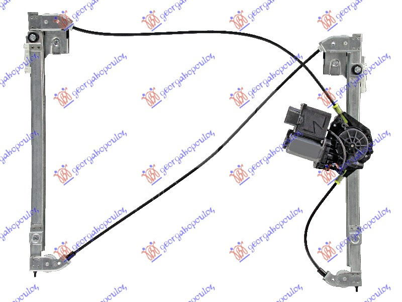 Macara Geam Fata Electrica - Seat Ibiza 1999 , 6k3837402g