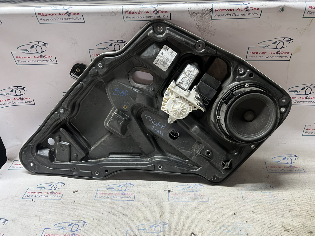 Macara geam stânga spate Volkswagen Tiguan 2014, 5N0839461A