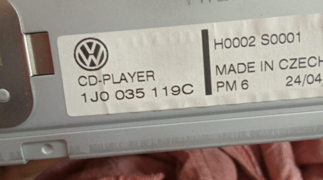 Magazie CD 1j0035119c Volkswagen VW Golf 4 [1997 - 2006]