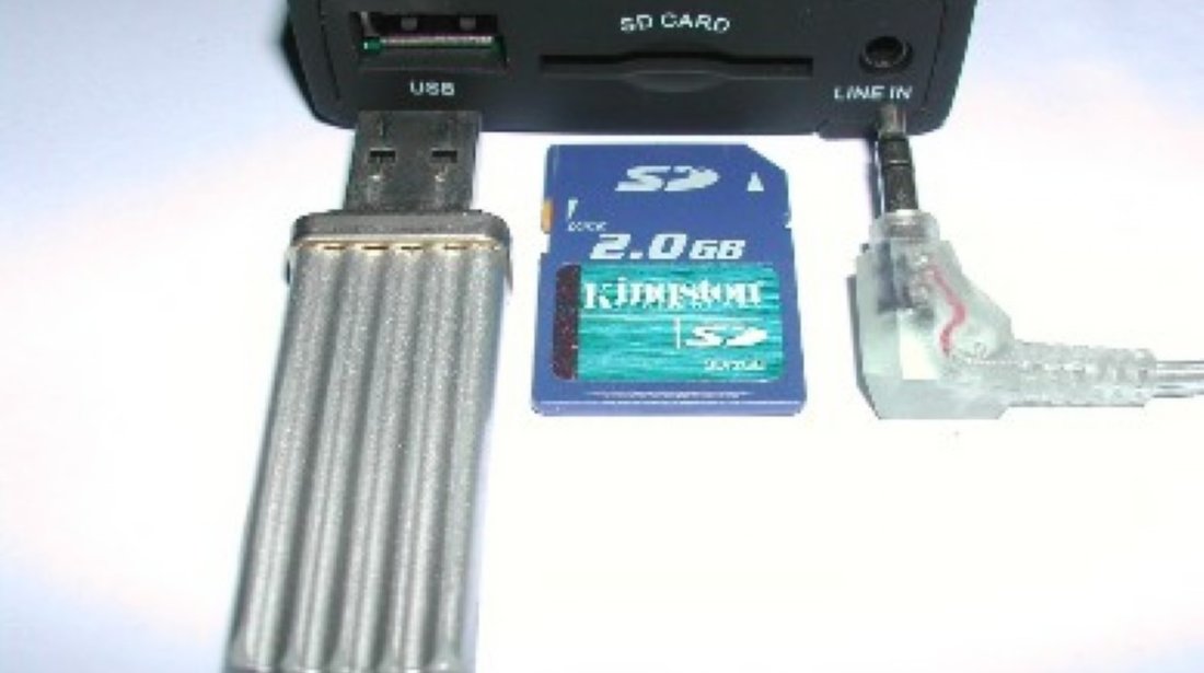 Magazie CD mp3 USB/SD DIGITALA / ADAPTOR / INTERFATA / Conectare IPOD / USB  / SD / Bluetooth #5413