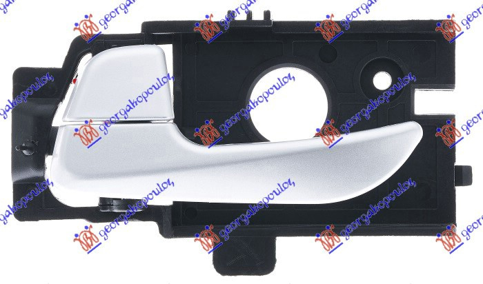 Maner Argintiu Interior Usa Stanga Spate Hyundai I10 2013-2014-2015-2016