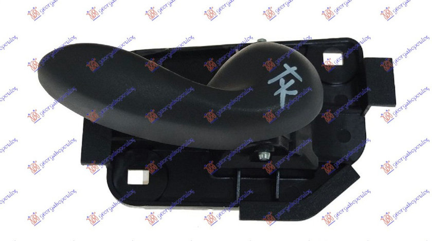 Maner Negru Dreapta Fata/Spate Interior Fiat Punto 2003-2004-2005-2006-2007-2008-2009-2010-2011